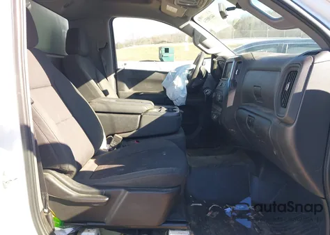 2021 Chevrolet Silverado 1500 2Wd Long Bed Wt из США, поврежденный, VIN 3GCNWAEF8MG438435